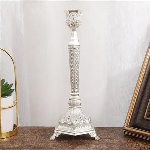 Wedding Candle Hoder Metal Retro Long Candelabra Dinner Tatble Short Candlestick Party Decoration Home