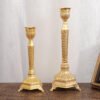 Wedding Candle Hoder Metal Retro Long Candelabra Dinner Tatble Short Candlestick Party Decoration Home