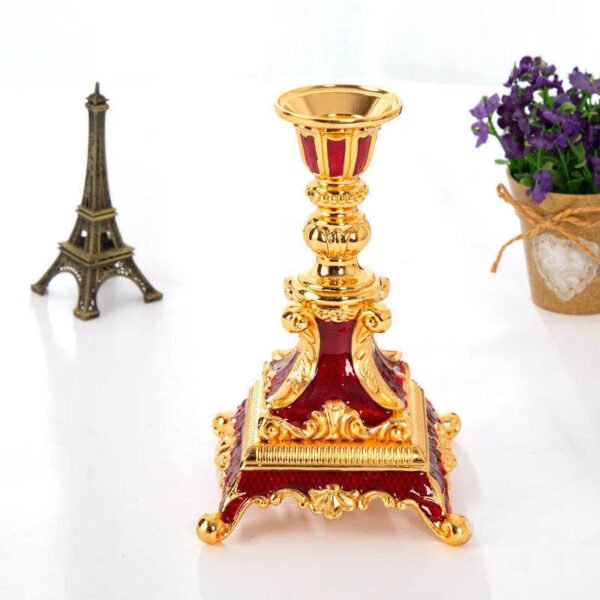 Wedding Candle Holder Home Decoration European Nordic Candlestick Metal Dinner Decor Candelabra