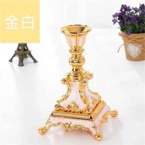 Wedding Candle Holder Home Decoration European Nordic Candlestick Metal Dinner Decor Candelabra