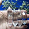 Magicun Crystal~White crystal double tip column decoration supplies ornaments