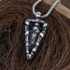 Punk Rock Stainless Steel Gothic skull Pendant Necklace With Chain For Man Party/Halloween Man Gift