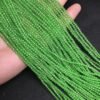 Magicun Crystal~Wholesale green crystal faceted chamfer beads jewelry accessories Semi-finished products with beads diy bracelet accessories