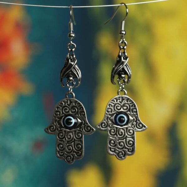 Wicca Accessories Demon Eye Earrings Gothic Gift