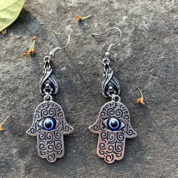 Wicca Accessories Demon Eye Earrings Gothic Gift
