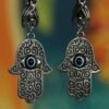 Wicca Accessories Demon Eye Earrings Gothic Gift