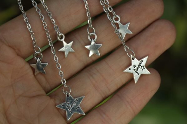 Wicca accessories moon star long earrings gothic gift