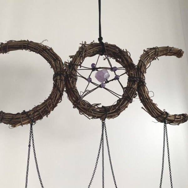 Wicca accessories natural crystal crown natural color raw crystal headband crown lady crown hair accessory woman gift  Wall Decor