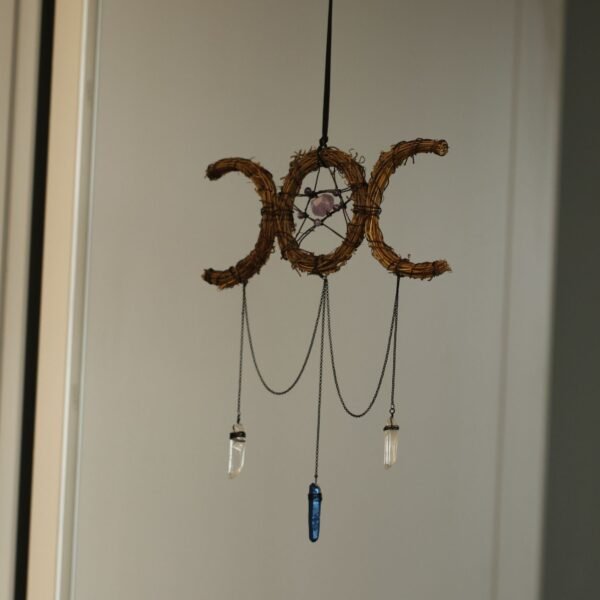 Wicca accessories natural crystal crown natural color raw crystal headband crown lady crown hair accessory woman gift  Wall Decor