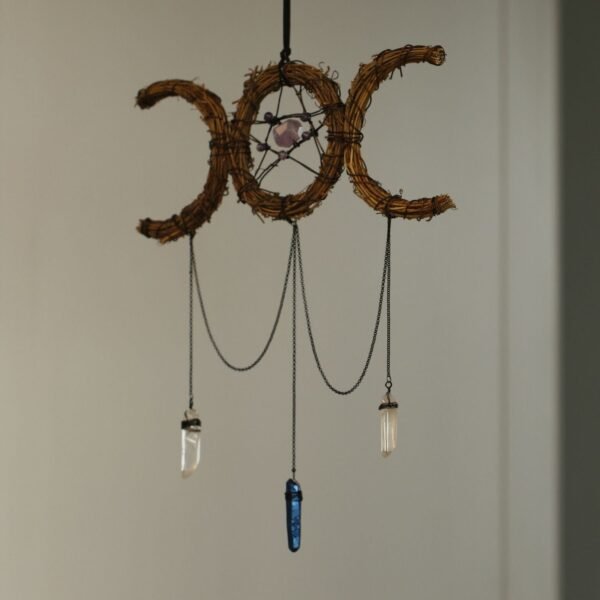 Wicca accessories natural crystal crown natural color raw crystal headband crown lady crown hair accessory woman gift  Wall Decor