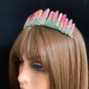 Magic Wicca~Wiccan Jewelry Rainbow Tiara Crystal Raw Natural Quartz Crystal Crystal Crown Crystal Tiara Mermaid Wedding Gift