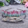 Magic Wicca~Wiccan Jewelry Rainbow Tiara Crystal Raw Natural Quartz Crystal Crystal Crown Crystal Tiara Mermaid Wedding Gift