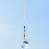 Wiccan Suncatcher Hanging Crystal Home Occult Decor Car Accessories Wind Chime Witchcraft