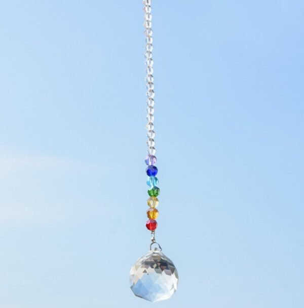 Wiccan Suncatcher Hanging Crystal Home Occult Decor Car Accessories Wind Chime Witchcraft
