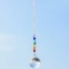 Wiccan Suncatcher Hanging Crystal Home Occult Decor Car Accessories Wind Chime Witchcraft