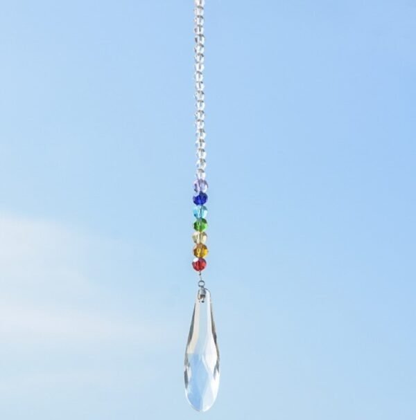 Wiccan Suncatcher Hanging Crystal Home Occult Decor Car Accessories Wind Chime Witchcraft