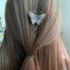 Magic Wicca~Wiccan vintage handmade butterfly hairpin  hair stick witch gothic pagan wedding bride princess Hair Accessoriesgift