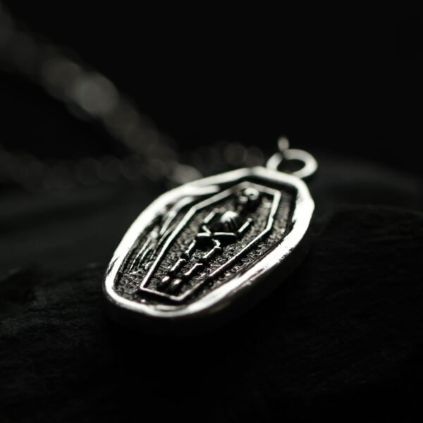 Witch Accessories Memento Mori, Memento Vivere - Skeleton Pendant Skull pendant Wicca skull necklace Gift