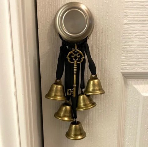 Gothic Witch Bells | Protection Bells Door Home Protection,New Home Gift,for A Witch,Occult Decor,Witchcraft,Good Luck,Banish Evil