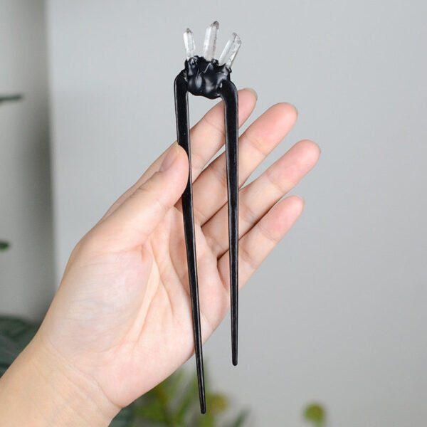 Witch Celtics Crescent Moon Pentagram Lotus Hair Sticks Magic Mysterious Hairpin Wiccan Pagan Gothic Hair Jewelry For Gift