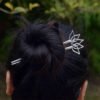 Witch Celtics Crescent Moon Pentagram Lotus Hair Sticks Magic Mysterious Hairpin Wiccan Pagan Gothic Hair Jewelry For Gift
