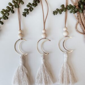 Witch-Crescent-Moon-Car-Hanging-Door-Hanging-Home-Decor-Rear-View-Mirror-Accessory-Occult-Decor Witch Crescent Moon Car Hanging Door Hanging Home Decor Rear View Mirror Accessory Occult Decor