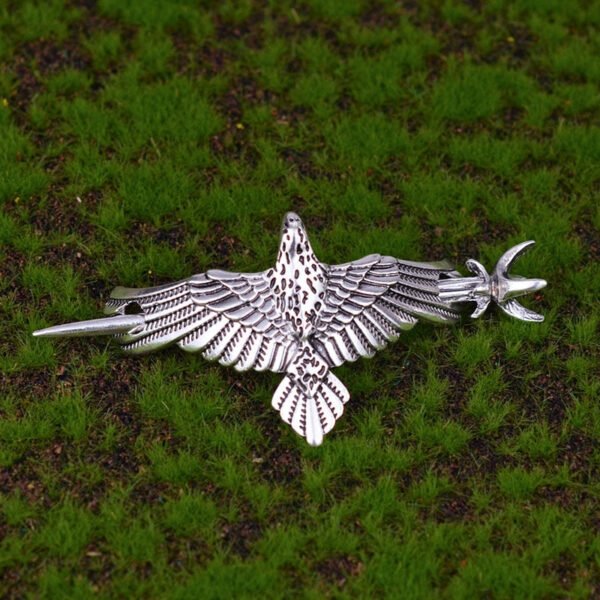 Witch Hairstick Silver Gold Death Head Skull Butterfly Moth Crescent Moon Eagle Gothic Hairpin Wiccan Pagan Hair Jewelry