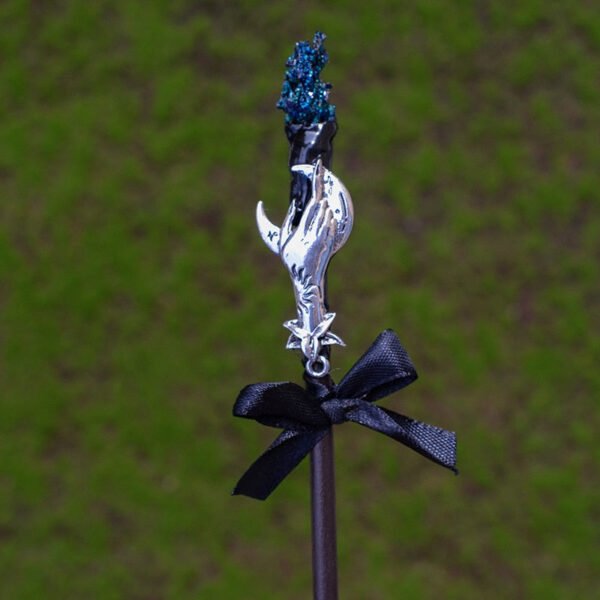 Witch Hand Crystal Natural Stone Magic Wand Occult Altar Energy Hand Wand Wicca Gift