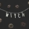 Witch Letter Statement Necklace Magic Mysterious Necklace Wiccan Craft