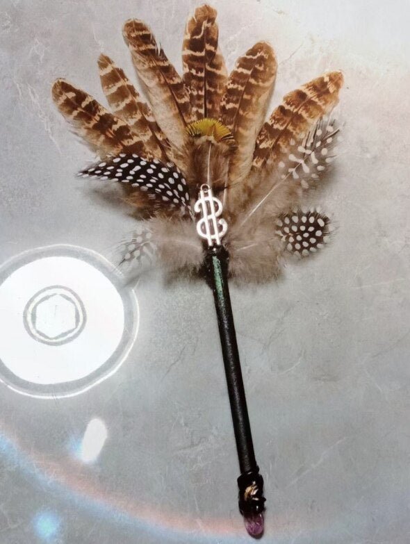 Witch Magic Wand Cane Stick Pagan Sacrifice Divination Occult Home Protection Wicca Gift