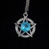 Witch Pentacle Necklace Pagan Protection Talis Witch Jewelry