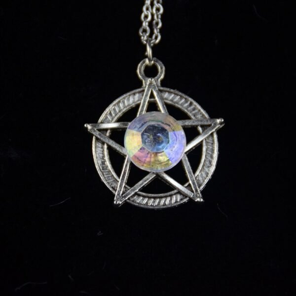 Witch Pentacle Necklace Pagan Protection Talis Witch Jewelry