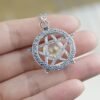 Witch Pentacle Necklace Pagan Protection Talis Witch Jewelry