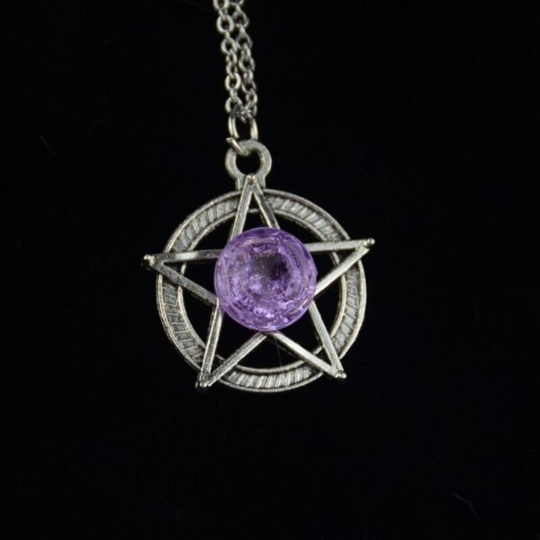 Witch Pentacle Necklace Pagan Protection Talis Witch Jewelry