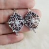 Witch Pentagram Ivy Vine Dangle Drop Earring Wiccan Goth Pagan Jewelry