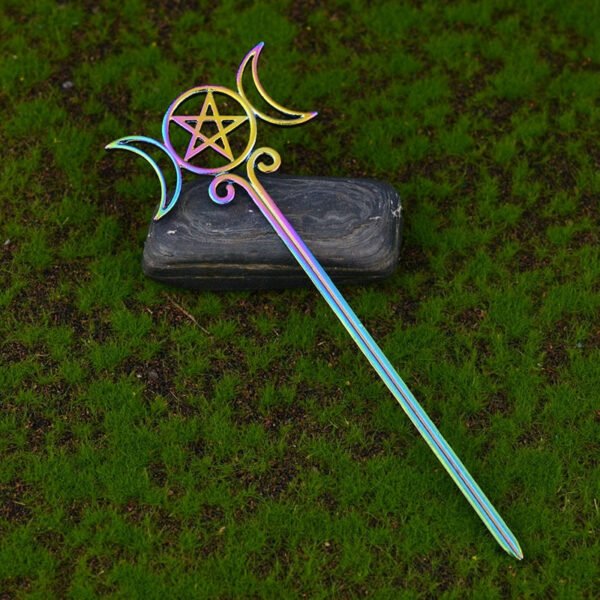 Witch Psychedelic Dargon Butterfly Hair Stick Animal Hairpin Occult Gothic Pagan Wiccan Gift For Women