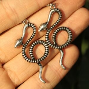 Witch Punk Gothic Dark Death Note Movement Serpentine Simple Personality Earring Gift