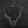 Witch Raw Crystal Magic Forest Queen's Branch Necklace Antler Branch Necklace Elf Necklace Gothic Pagan Magic Jewelry