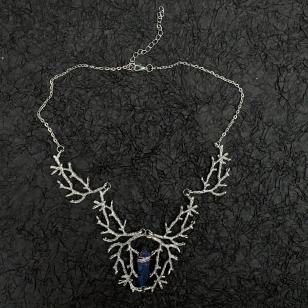 Witch Raw Crystal Magic Forest Queen's Branch Necklace Antler Branch Necklace Elf Necklace Gothic Pagan Magic Jewelry