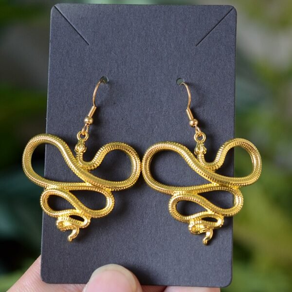 Witch Serpent Snake Earrings Goddess Spirit Gothic Jewelry Witchy Earrings