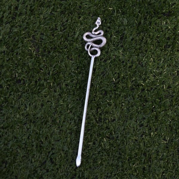 Witch Snake Hair Stick Serpent Hairpin Medusa Tribal Pagan Hair Jewelry