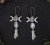 Witch Triple Moon Pentagram Hand Statment Dangle Earrings Gothic Earrings for Women