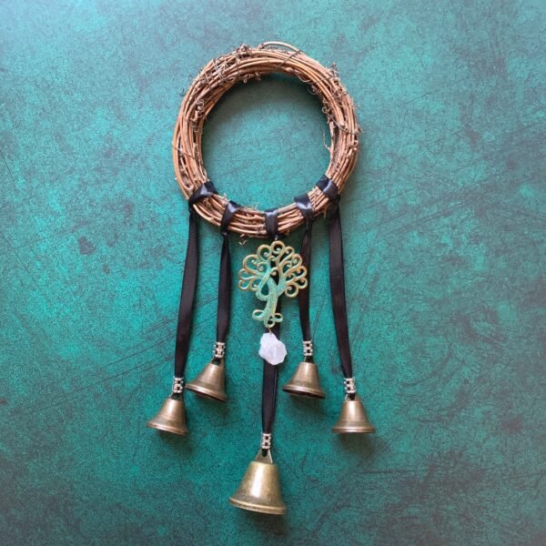 Witch bells Crystal Tree Pendant Pagan Wicca decor  Wall Decor