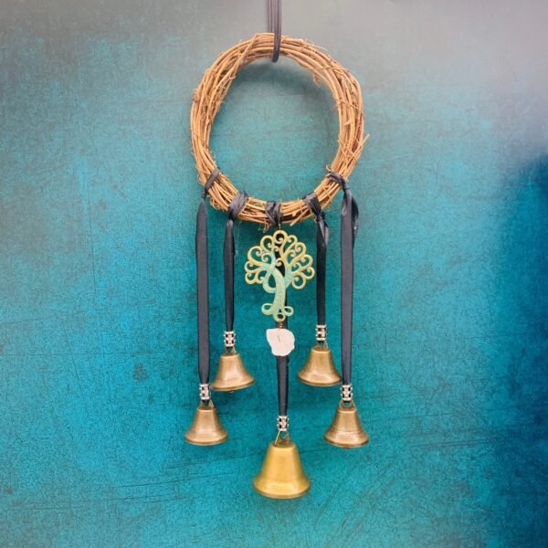 Witch broom pendant witchcraft decoration altar Magic Protection natural crystal Banish Evil Gothic door Windows Hanging