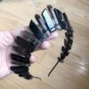 Magic Wicca~Witch crown natural obsidian piece moon crown raw crystal crown headband Wicca party accessories gift