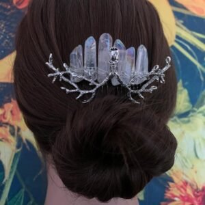 Magic Wicca~Witch, crystal branch, skull, hair comb, crown, hairpin, witchcraft accessories, party new year gift, Wicca
