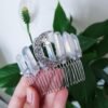 Magic Wicca~Witch handmade raw crystal hair comb moon stars wicca moon witchcraft hair accessories bride party wedding bridesmaid gift
