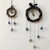 Witch pendant natural crystal decoration moon pentagram irregular quartz door window pendant raw crystal Wicca accessories gift