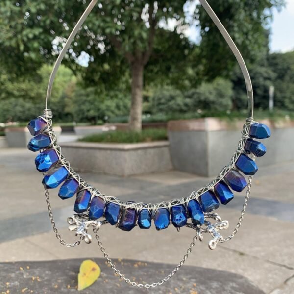 Magic Wicca~Witch raw crystal crown antlers branch headband witch mermaid princess wicca hair accessories  bride party wedding bridesmaid gift