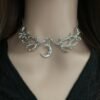 Witchcraft Accessories Moon Branch Necklace Wicca can also be worn on the head BOHO Vintage Neckband Chain Necklace Pendant